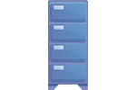 4 Drawer Cabinet